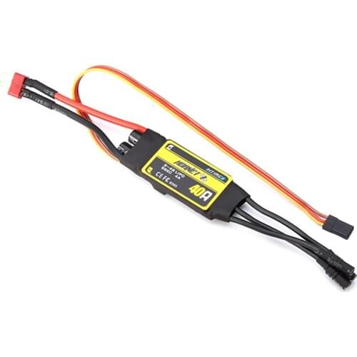 HTIRC Hornet 40A ESC BEC 5V 4A Brushless Electronic Speed Controller for EPO Fixed Wing Airplane 50 EDF Hand Throwing Airplane