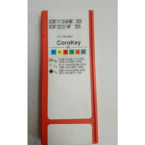 10PCS CARBIDE INSERT DCMT 11T304-MF 2025