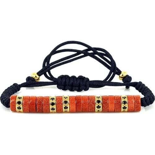 Men Punk Anil Arjandas Bracelets Fashion Men Gift Macrame Braiding Bracelets & Bangles European and American Style Women Jewelry