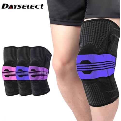 1 PCS Silicone Knee Pads Strap Knee Braces For Arthritis Knee Pads For Joints Support Meniscus Compression Protection Sport