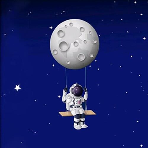 Wall Art Dream Posters Canvas Painting Blue Starry Night Star Print Room Decor Picture For Kid Childrens Room Decoration Modern