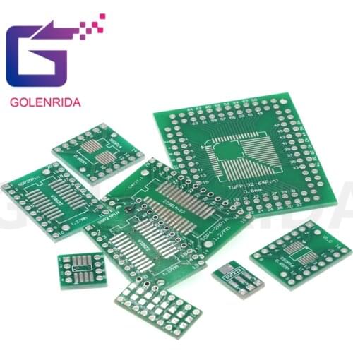 10PCS PCB Board SMD Turn To DIP SOP MSOP SSOP TSSOP SOT23 SOP8 SOP14 SOP16 SOP-8 10 SOP-14 SOP-16 SOP-20 24 SOP-28 SMT To DIP