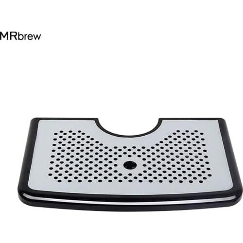 Beer Drip Tray,Bar Kegerator Surface Mount Drip Tray,Non Slip,Non Drain,Draft Beer Tower Flange Cutout Drip Rack For Bar/Party