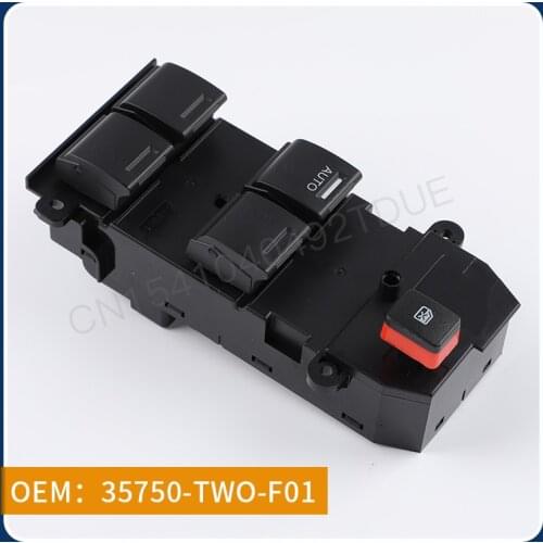 Suitable for Honda GM2 3 left front window regulator switch/master control OEM 35750-TWO-F01 auto parts