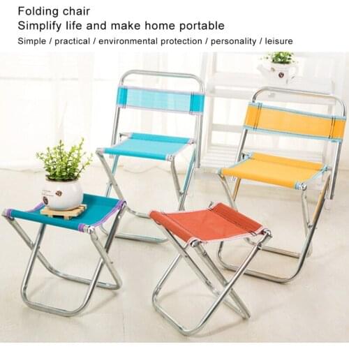 Portable Folding Camping Chair Lightweight Fishing Camping BBQ Extended Hiking Seat Ultralight Garden Chair