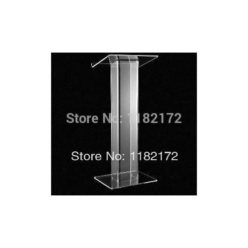 Clear Acrylic Lectern,Perspex Podium,Pmma Pulpit/Speaker Stand
