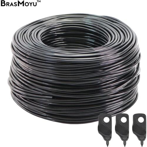 BRASMOYU 5-140m 3/5mm Hose Garden Water Irrigation Pipe 1/8'' Tubing Greenhouse Bonsai Plant Flower Drip Arrow Dripper Sprinkler