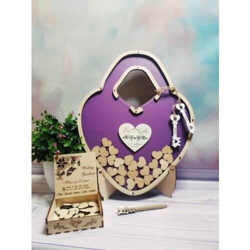 Wedding guest book Drop Box guest book guest book Guest memory ideas Unique wedding guest book Alternative guest book Padlock