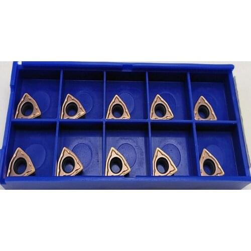 100PCS WCMT050308 ACZ330 Carbide Insert lathe tools Turning Milling Cutter CNC tool parts metal cutting tools U Drill Bit