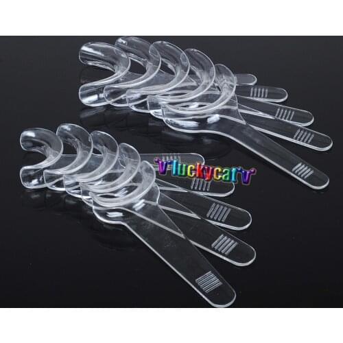 10ps Transparent Dental Surgical Retractor Cheek Lip Mouth Cheek Opener T-Shape
