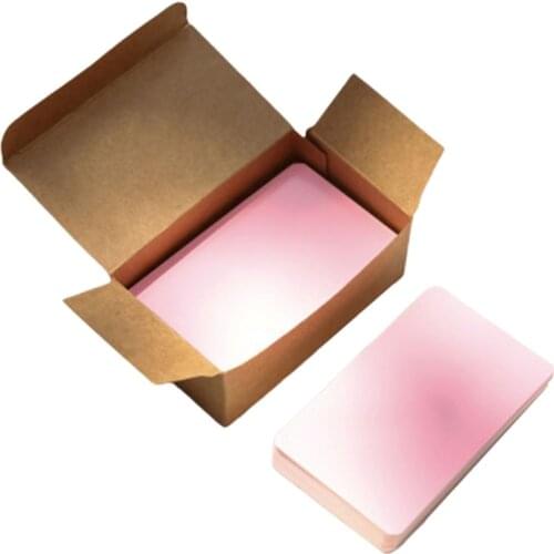 100 Sheets/Box Paper Message Card Blank Handwritten Memo Notecards Gift Postcard R1WC Wholesalse