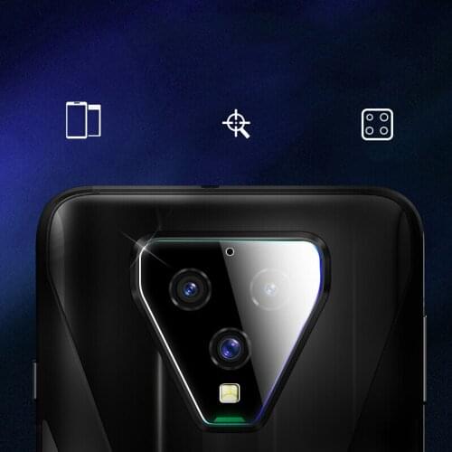 100pcs For Xiaomi Black Shark 3 2 Pro Helo Back Camera Lens Protector For Black Shark3 Pro Rear Camera Lens Cover Tempered Glass