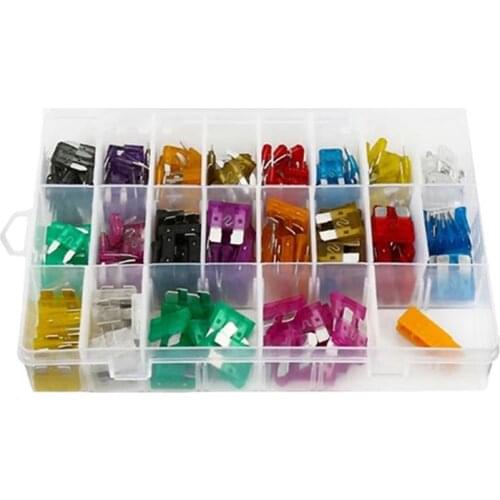 120PCS Car Fuse 120pcs Fireproof Blade Fuse Box Assortment Automotive Fuse Car Accessories