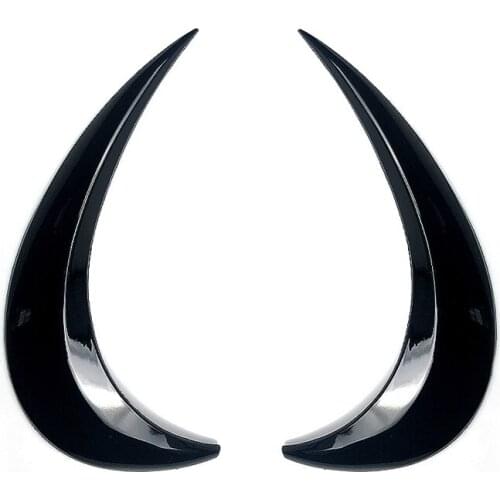 2PCS ABS Front Headlight Eyelids Eyelashs Covers For Beetle A5 2012 - 2018 Head Light Eyebrows Trim