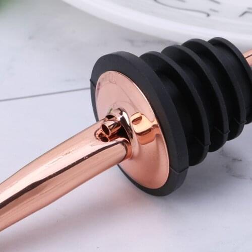 2021 New Stainless Steel Liquor Pourer Wine Bottle Pour Flow Spout Stopper Cap Accessories Tool