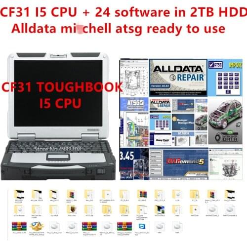 2021 Hot auto repair All Data Software alldata 10.53 Mit.ch-ell atsg installed well in Panasonic Toughbook CF31 CF-31 I5 CPU