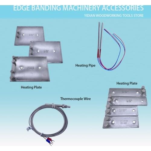380V Heatings Plate Edge Banding Machine Accessories Thormucouple Wire and Heating Pipe