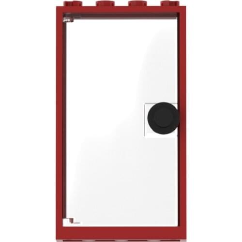 8PCS Door Window Building Blocks Compatible Major Brand Kids Toys 60596 60623 6141 Early Learning MOC Education Gifts