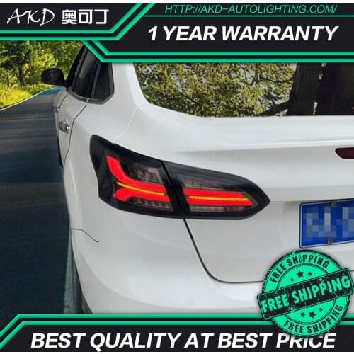 AKD Car Styling for Ford Focus taillights SEDAN 2015 2016 2017 2018 LED Tail Lamp rear trunk lamp cover drl+signal+brake+reverse