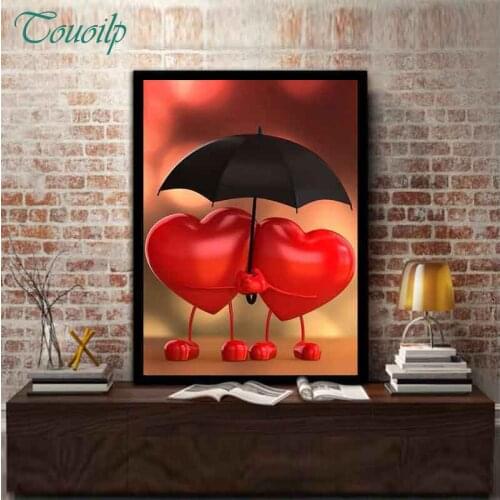 3D Diy Diamonds Paintings Embroidery Cross 5D Diamond Embroidery Rhinestones Painting Love Round Complete Sets Diamond Mosaic