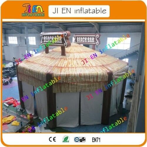Free sea shipment to port! airtight giant inflatable pub bars,10*5m pub tent,beach tent for party,carnival party dome tent