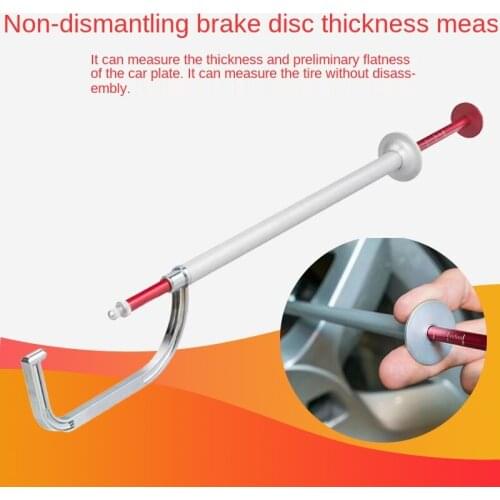 Disassembly-free Brake Disc Thickness Measuring Ruler Scale Measuring Tool Brake Disc Wear Test Detection Tool
