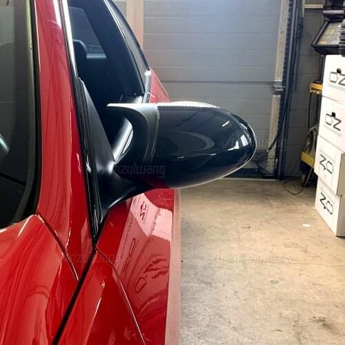 Carbon Side Wing Mirror Cover For BMW 1 3 Series E82 E88 2007 ~2009 E90 E87 E91 E93 E81 E92 high quality black Rear-View Caps