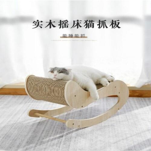 Cat Scratch Board Cat Playground Carboard Pet House Furniture Cat Cradle Chair Cat Supplies Claw Sharpener Pet Scratching Toy