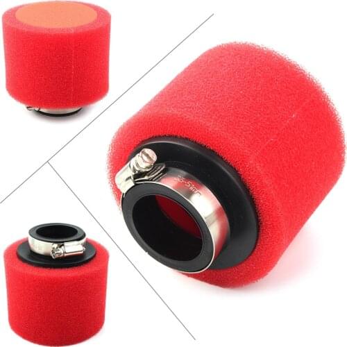 35MM Red MOtorcycle Foam Air Filter Universal For Honda XR50 CRF50 KLX110 SDG SSR 125 150CC