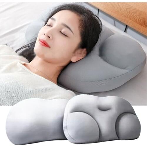 All-round Sleep Pillow Egg Sleeper Memory Foam Soft Orthopedic Neck Pillow Pain Release 3D Neck Micro Airball Pillow Deep Sleep