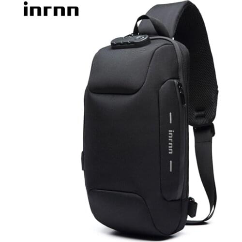 Inrnn Multifunction Shoulder Bag Men Outdoor Sports Chest Pack Anti-theft Sling Messenger Bags Male Waterproof Crossbody Bag New