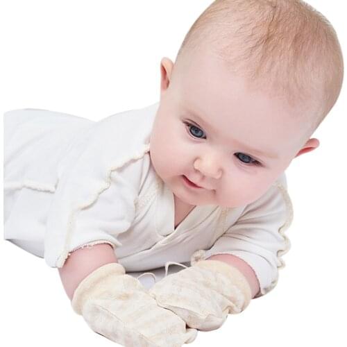 Fashion Baby Gloves Lace-up Mitten Infants Care Anti Scratch Face Bite Fingernail Correct Cute Cotton Warm Floral Gloves