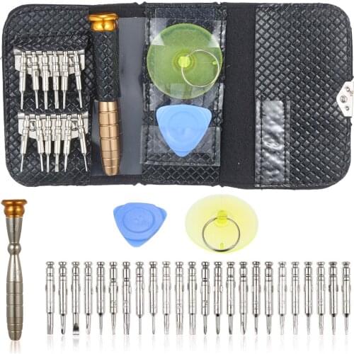 26 In 1 Precision Screwdriver Set with 24 Bits Mini Driver Kit Professional Electronics Repair Tool Kit for Repair Phone Camera