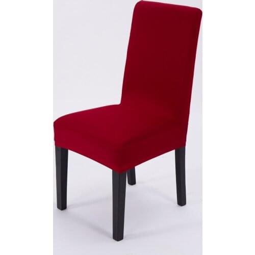 Wholesale Spandex half overlay Chair Cover Simple hotel chair covers