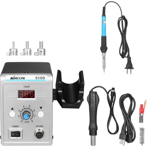 700W Soldering Station LED Digital Solder Iron Desoldering Station BGA Rework Solder Station Hot Air Gun for SMD SMT DIP