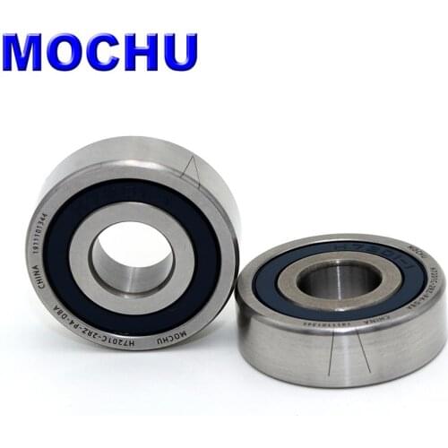 1 Pair MOCHU H7201C 2RZ P4 DBA 12X32X10 7201 Sealed Angular Contact Bearings Speed Spindle Bearings CNC ABEC-7