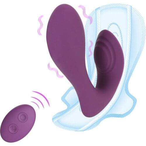 Wearable Double-Headed Vibration Panties Vibrator Sex Toy for Women G Spot Massage Clitoris Stimulator Dildo Vibrator