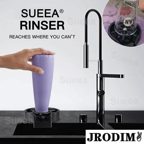 Faucet Glass Rinser for Home Sink Automatic Cup Scourer Washer Bar Coffee Pitcher Wash Cups Tool Household Kitchen Accessories