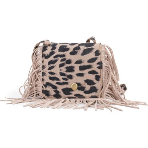 Pudcoco Tassel Messenger Bag Kid Girls Handbag Coin Purse Children Shoulder Bag Gifts Girls Fringed Mini Cross Body Bag