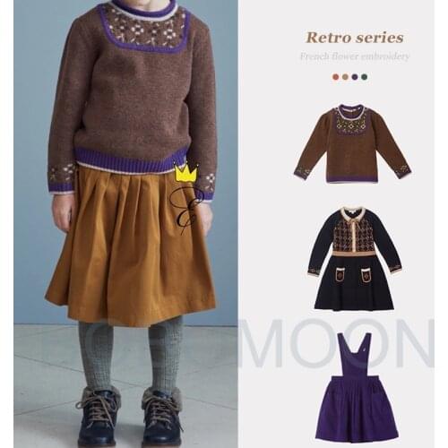 Per-sale 2021 CBC Baby Girls Fall Sweaters Toddler Girl Clothes Sweaters & Dress Girl Christmas Outfit Dresses for Girls