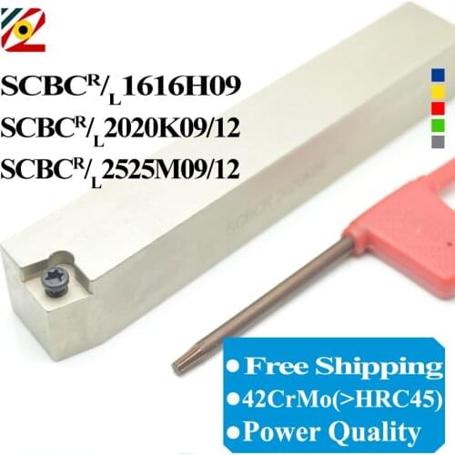 SCBCR1616H09 SCBCR2020K09 SCBCL2020K09 SCBCR2525M12 SCBCR SCBCL CNC Lathe Cutter Turning Tool Holder CCMT060202/09T304/120404