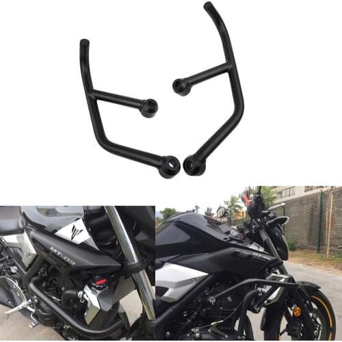 Steel Crash Bar Engine Guard Frame Protector Cover for 2015-2017 Yamaha MT 03 25 MT-03 MT-25 MT03 MT25 2016