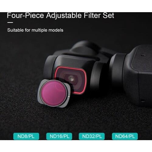 STARTRC Dji Osmo Pocket 2 Lens Filter Set ND 8 16 32 64 Adjustable ND PL Filter Camera Lens Professional Filter For DJI Pocket 2