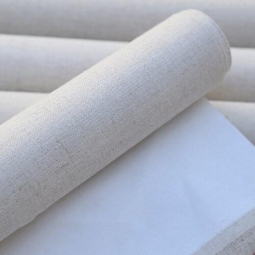 One Roll Professional Blank Canvas For Painting Layer Acrylic Oil Painting Canvas Linen Blend Primed Art Supplies For Artist