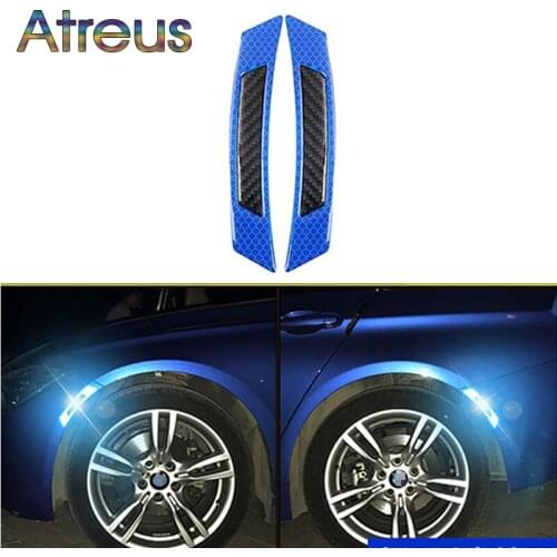 Car Wheel Eyebrow Door Side Reflective Protective Stickers For Subaru Impreza XV Hyundai Solaris tucson I30 creta Kia Rio 3 Ceed