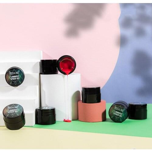 Luminous Spider Gel Nail Drawing Gel Polish Varnish Painting Nail Art Line Varnish Thick Elastic Paint UV Gel SANA889