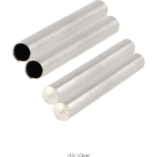 10Pcs 6*50mm PT100 DS18B20 Temperature Sensor Casing Pipes Protective Sleeve