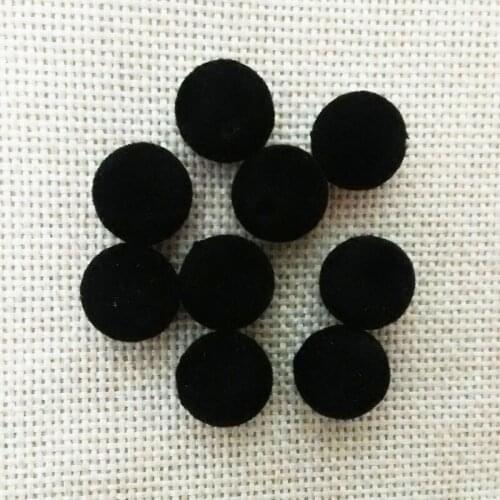 12mm component jewelry making velvet beads choker necklace bag tassel charms earring brinco accessories lariat corsage findings