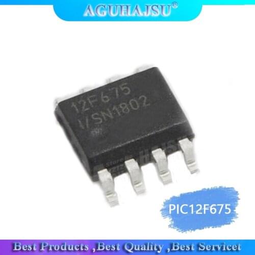 2PCS PIC12F675-I/SN=12F629 SOP-8 PIC12F675 SOP 12F675-I/SN SMD 12F675 SOP8