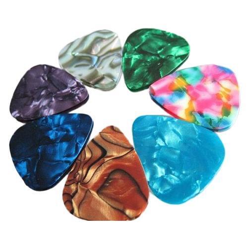 20 Pcs Thin Acoustic Electric Guitar Picks Plectrum 2 Thickness 0.46mm 0.71mm Guitar Pick Accessories